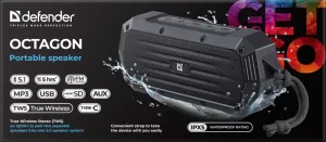 Defender - Sistem audio portabil Octagon