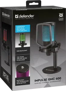 Defender - Microfon pentru streaming Impulse GMC 600