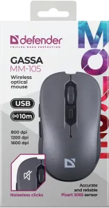 Defender - Mouse optic fără fir Gassa MM-105
