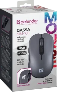 Defender - Mouse optic fără fir Gassa MM-105