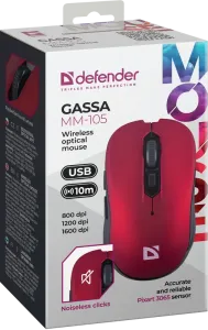 Defender - Mouse optic fără fir Gassa MM-105