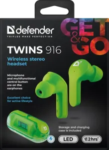 Defender - Garnitură fără fir Twins 916
