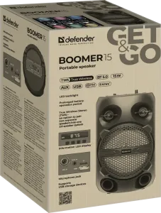 Defender - Sistem audio portabil Boomer 15
