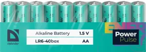 Defender - Baterie alcalină LR6-40box