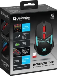 Defender - Mouse pentru jocuri fără fir Horrodine GM-237