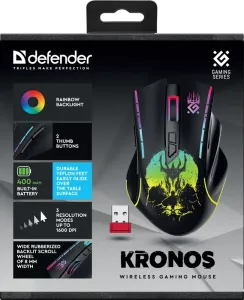 Defender - Mouse pentru jocuri fără fir Kronos GM-695
