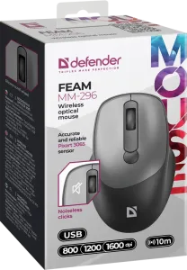 Defender - Mouse optic fără fir Feam MM-296