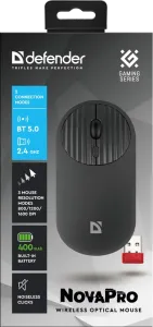 Defender - Mouse optic fără fir NovaPro MM-316
