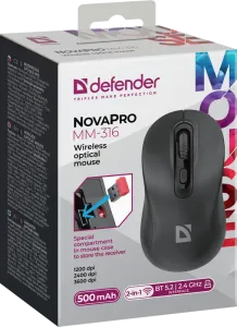 Defender - Mouse optic fără fir NovaPro MM-316