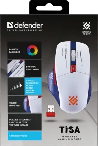 Defender - Mouse pentru jocuri fără fir Tisa GM-126