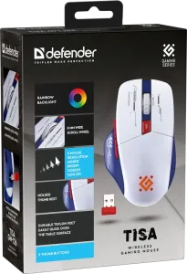 Defender - Mouse pentru jocuri fără fir Tisa GM-126
