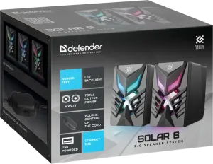 Defender - Sistemul audio 2.0 Solar 6