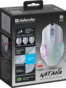 Defender - Mouse pentru jocuri fără fir Katana GM-511