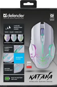 Defender - Mouse pentru jocuri fără fir Katana GM-511