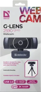 Defender - Cameră web G-lens 2590 QHD