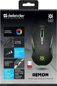 Defender - Mouse pentru jocuri fără fir Demon GM-534
