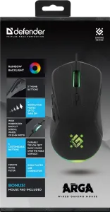 Defender - Mouse pentru jocuri cu fir Arga GM-049