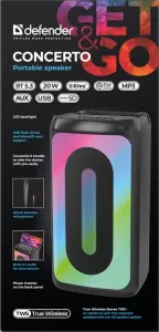 Defender - Sistem audio portabil Concerto