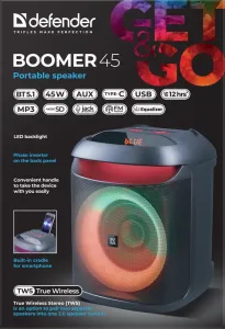 Defender - Sistem audio portabil Boomer 45