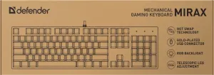 Defender - Tastatura mecanica Mirax GK-352