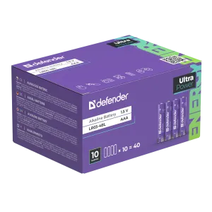 Defender - Baterie alcalină LR03-4BL