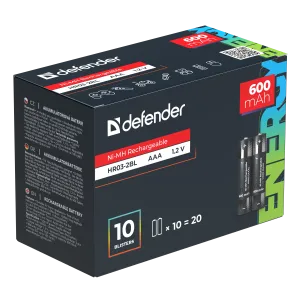 Defender - Acumulator HR03-2BL 600 mAh