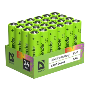 Defender - Baterie alcalină LR03-24box