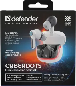 Defender - Garnitură fără fir CyberDots 290