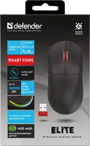 Defender - Mouse pentru jocuri fără fir Elite GM-212