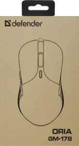 Defender - Mouse pentru jocuri cu fir Oria GM-178