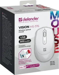 Defender - Mouse optic fără fir Vision MS-376