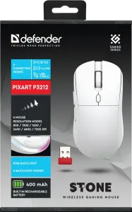 Defender - Mouse pentru jocuri fără fir Stone GM-551