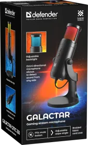 Defender - Microfon pentru streaming Galactar GMC 250