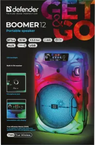 Defender - Sistem audio portabil Boomer 12