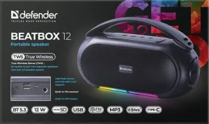 Defender - Sistem audio portabil Beatbox 12