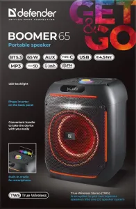 Defender - Sistem audio portabil Boomer 65