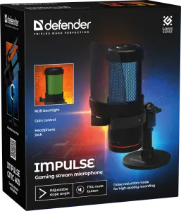 Defender - Microfon pentru streaming Impulse GMC 400
