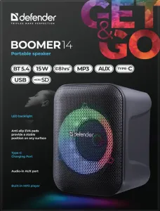 Defender - Sistem audio portabil Boomer 14