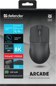 Defender - Mouse pentru jocuri fără fir Arcade PRO GM-381