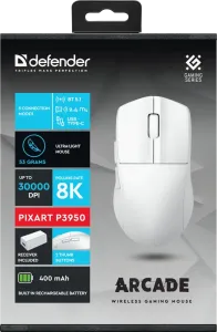 Defender - Mouse pentru jocuri fără fir Arcade PRO GM-381