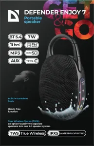 Defender - Sistem audio portabil Enjoy 7