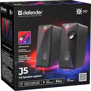 Defender - Sistemul audio 2.0 J5