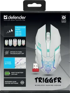 Defender - Mouse pentru jocuri fără fir Trigger GM-934
