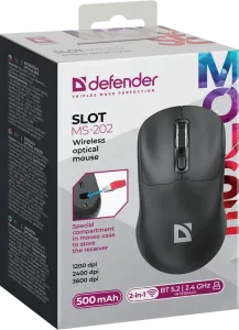 Defender - Mouse optic fără fir Slot MS-202