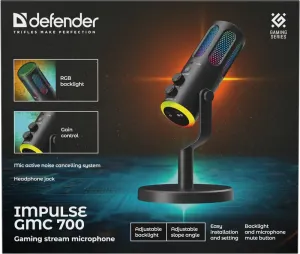 Defender - Microfon pentru streaming Impulse GMC 700