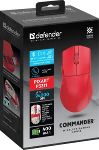 Defender - Mouse pentru jocuri fără fir Commander GM-511