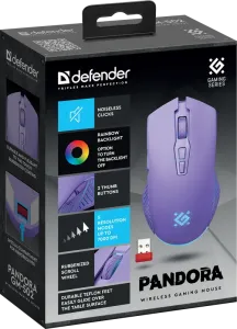 Defender - Mouse pentru jocuri fără fir Pandora GM-502
