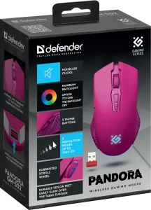 Defender - Mouse pentru jocuri fără fir Pandora GM-502