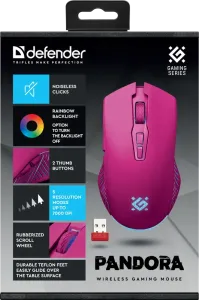 Defender - Mouse pentru jocuri fără fir Pandora GM-502