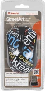 Defender - Mouse optic fără fir StreetArt MS-405